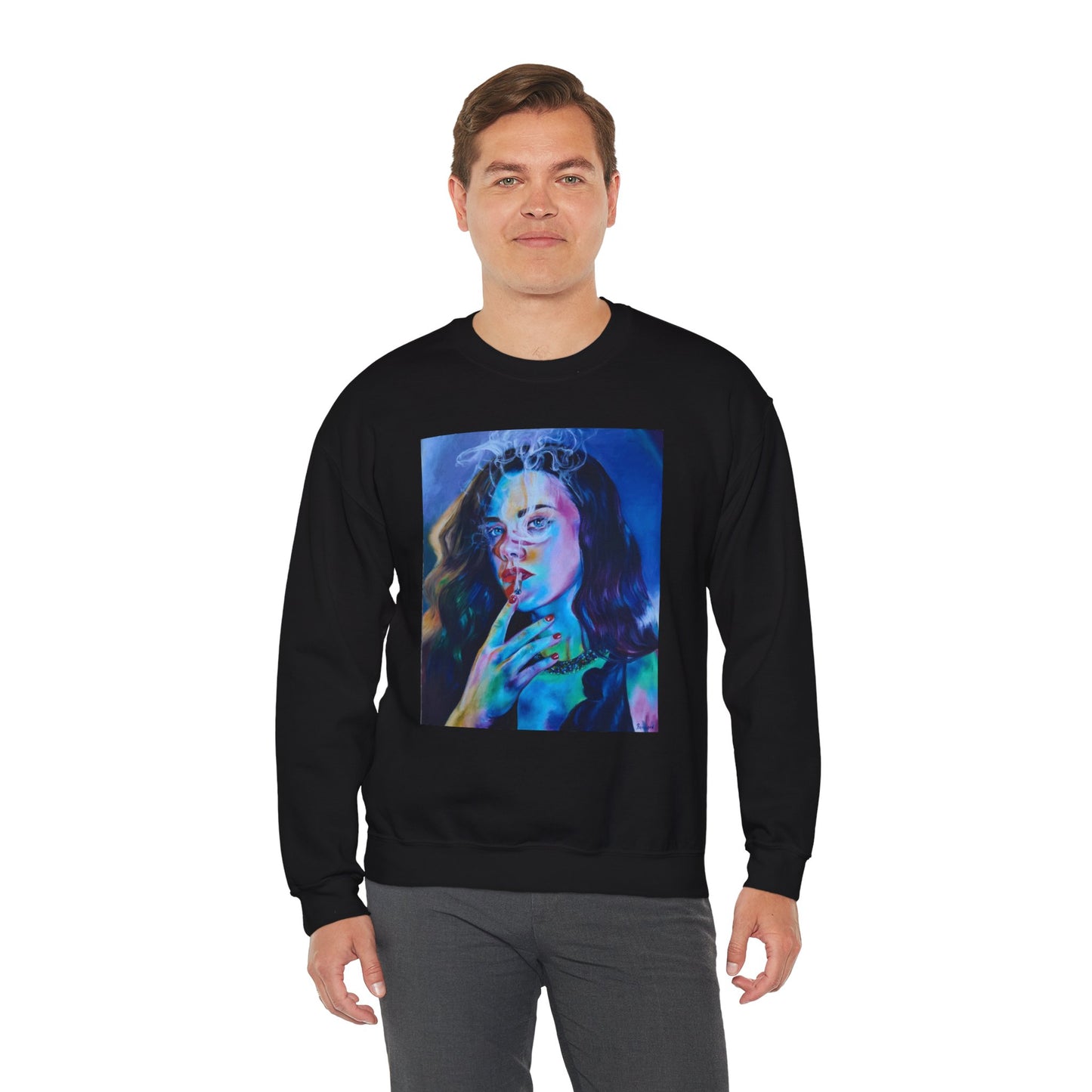 "Smoke" Unisex Heavy Blend™ Crewneck Sweatshirt