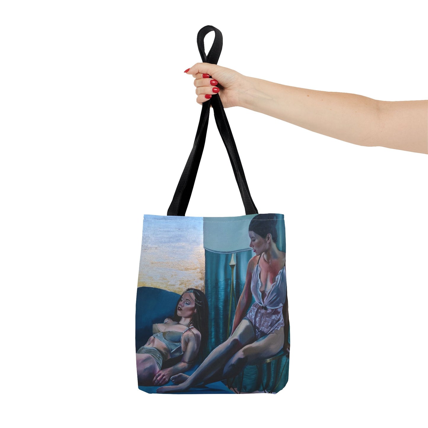 Vibrant "Siesta" Art Tote Bag - Colorful Design for Everyday Use