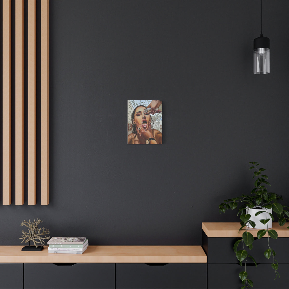 Your POV" - Stretched Canvas Print Wall Art canvas art print mockup view 14