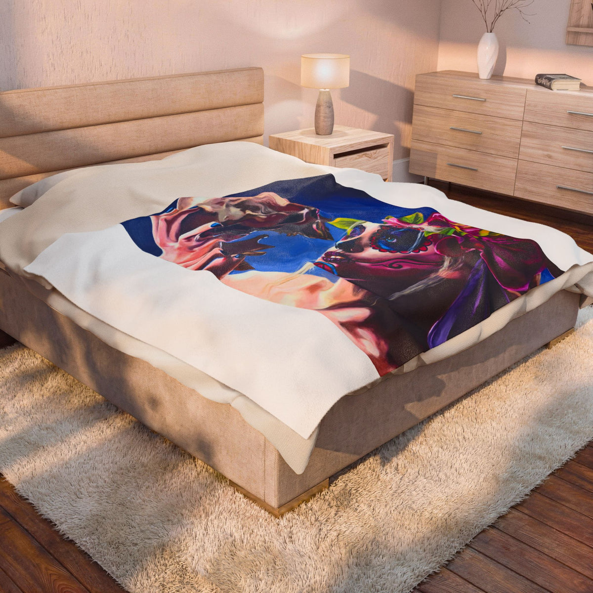 "Kiss of Death" Throw Blanket