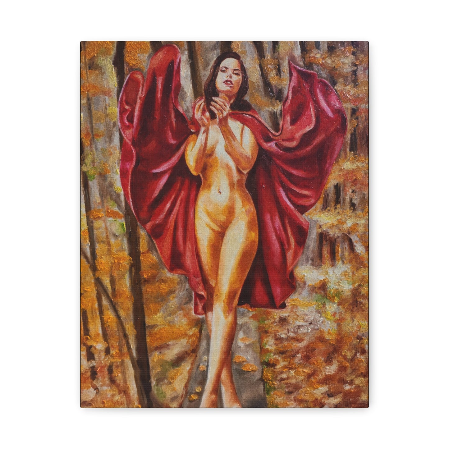 "Red Riding Hood" Canvas Print