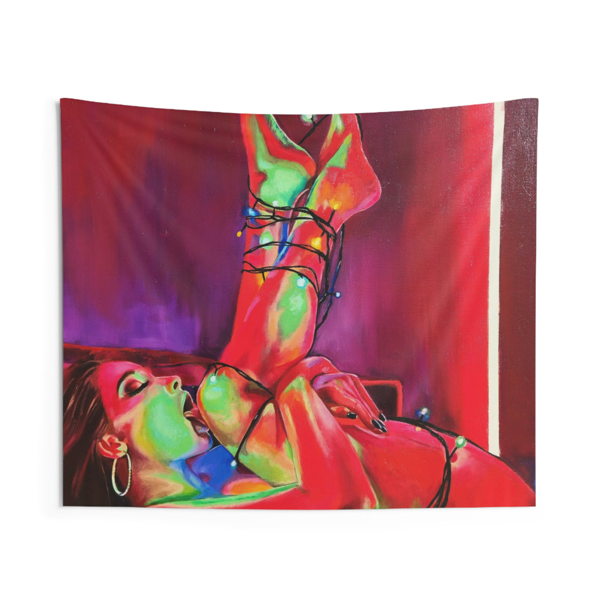 "Xxxmas lights" Tapestry