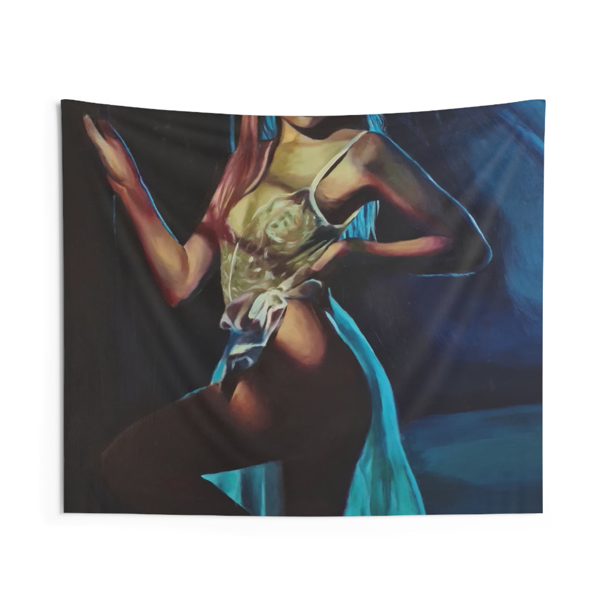 "Clown Girl" Tapestry