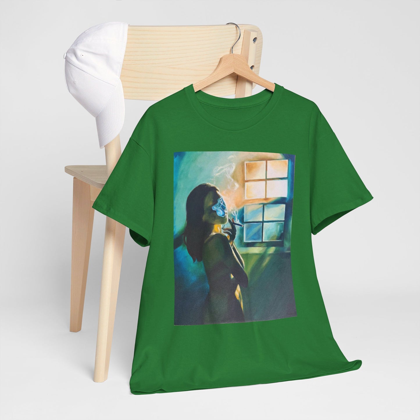 "Green Smoke" Unisex Heavy Cotton Tee