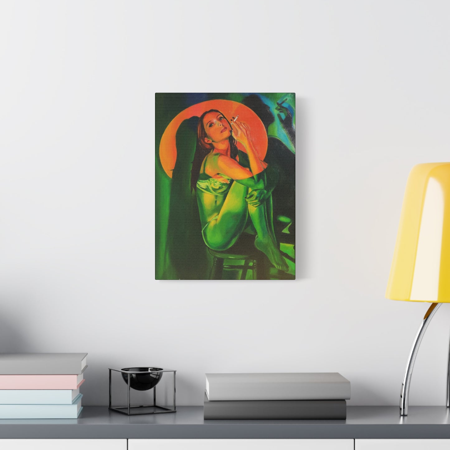 "Moon Magic" - Stretched Canvas Print Wall Art