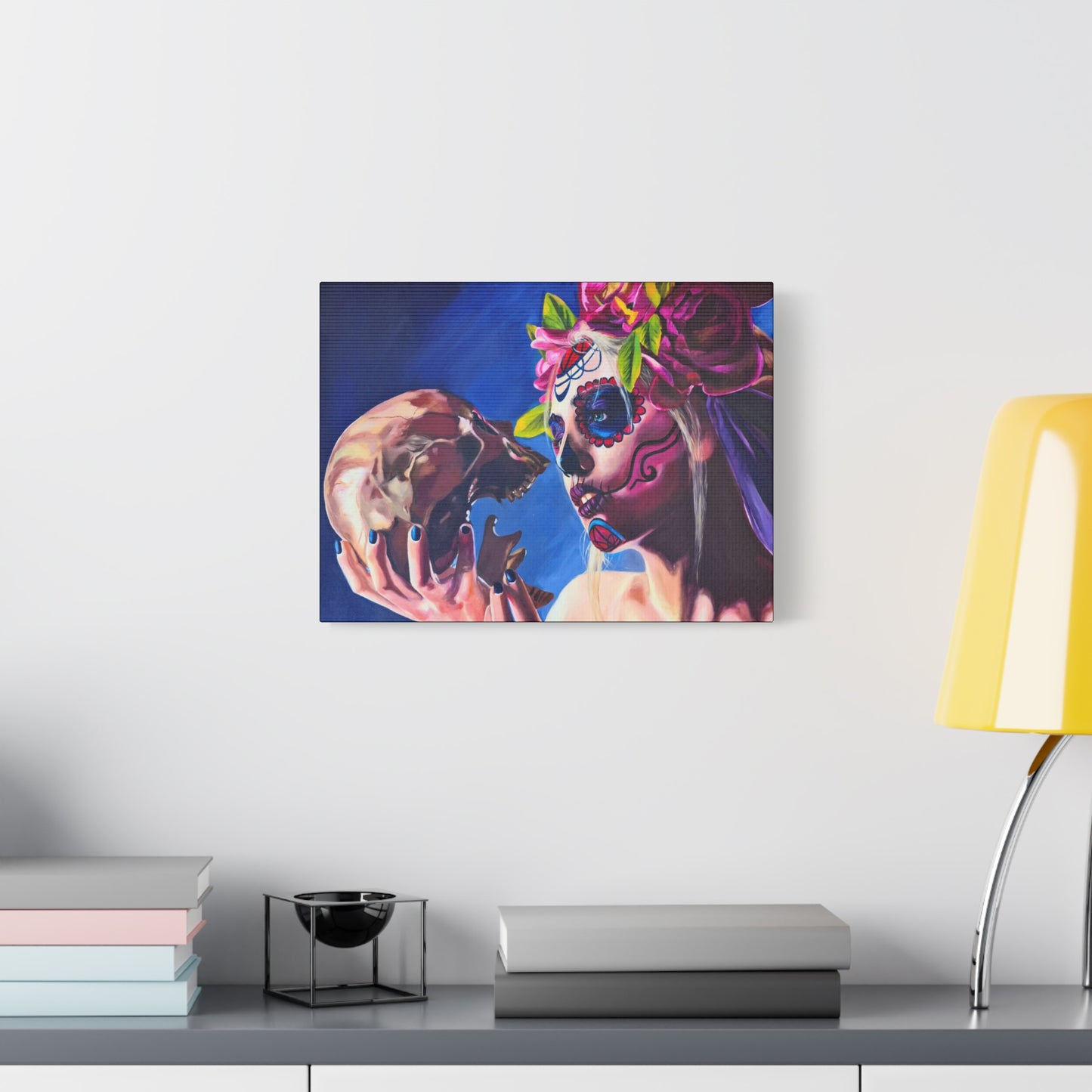 "Kiss of Death" Canvas Print Stretched Wall Art