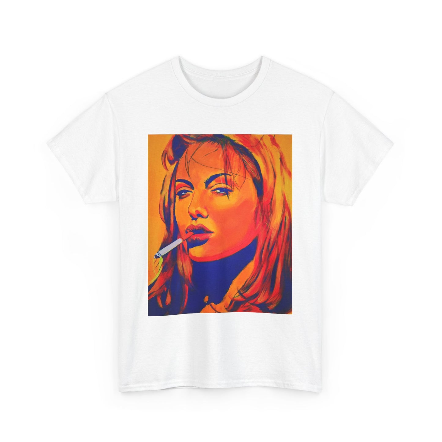 "Angelina Jolie from Girl, Interrupted" Unisex Heavy Cotton Tee