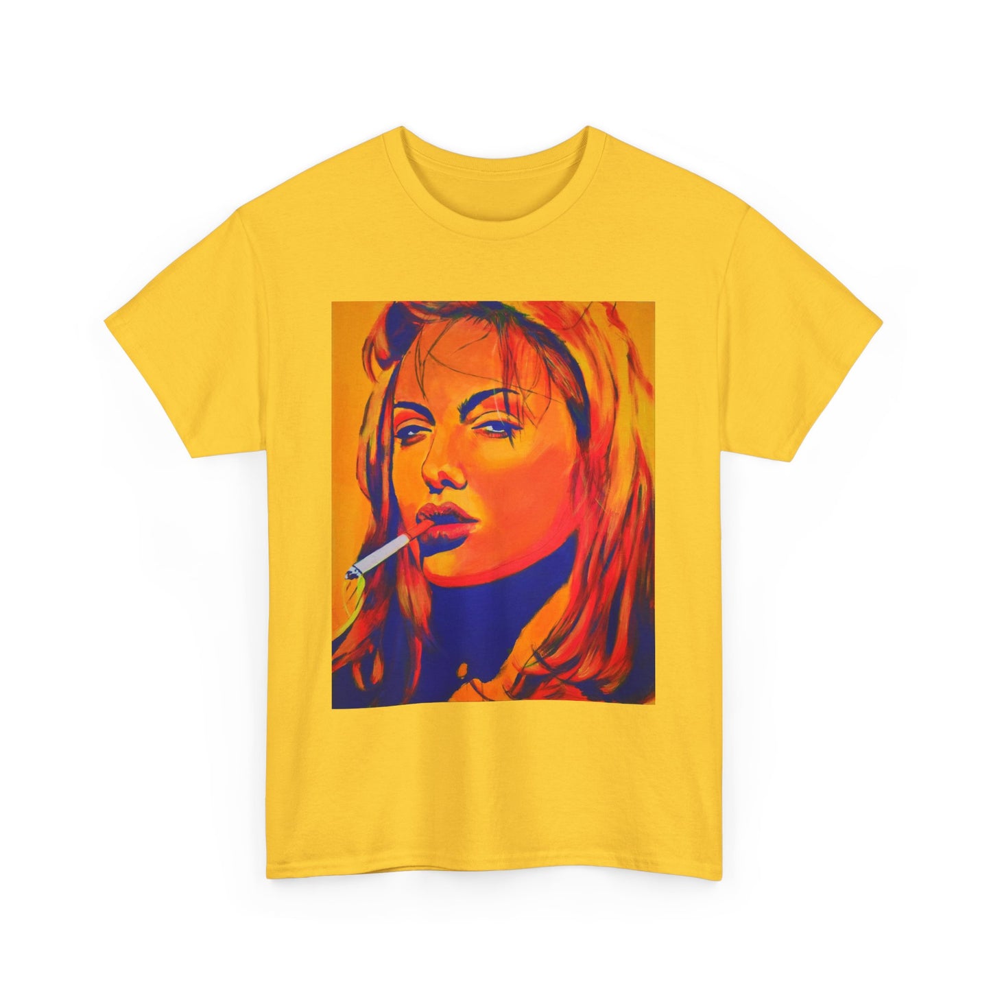 "Angelina Jolie from Girl, Interrupted" Unisex Heavy Cotton Tee