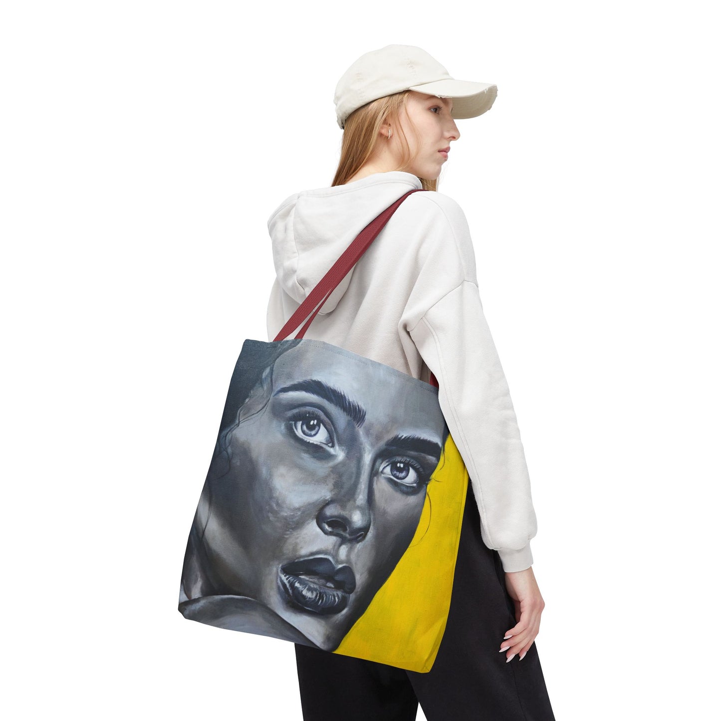 Vibrant "Allure" Art Tote Bag - Colorful Design for Everyday Use