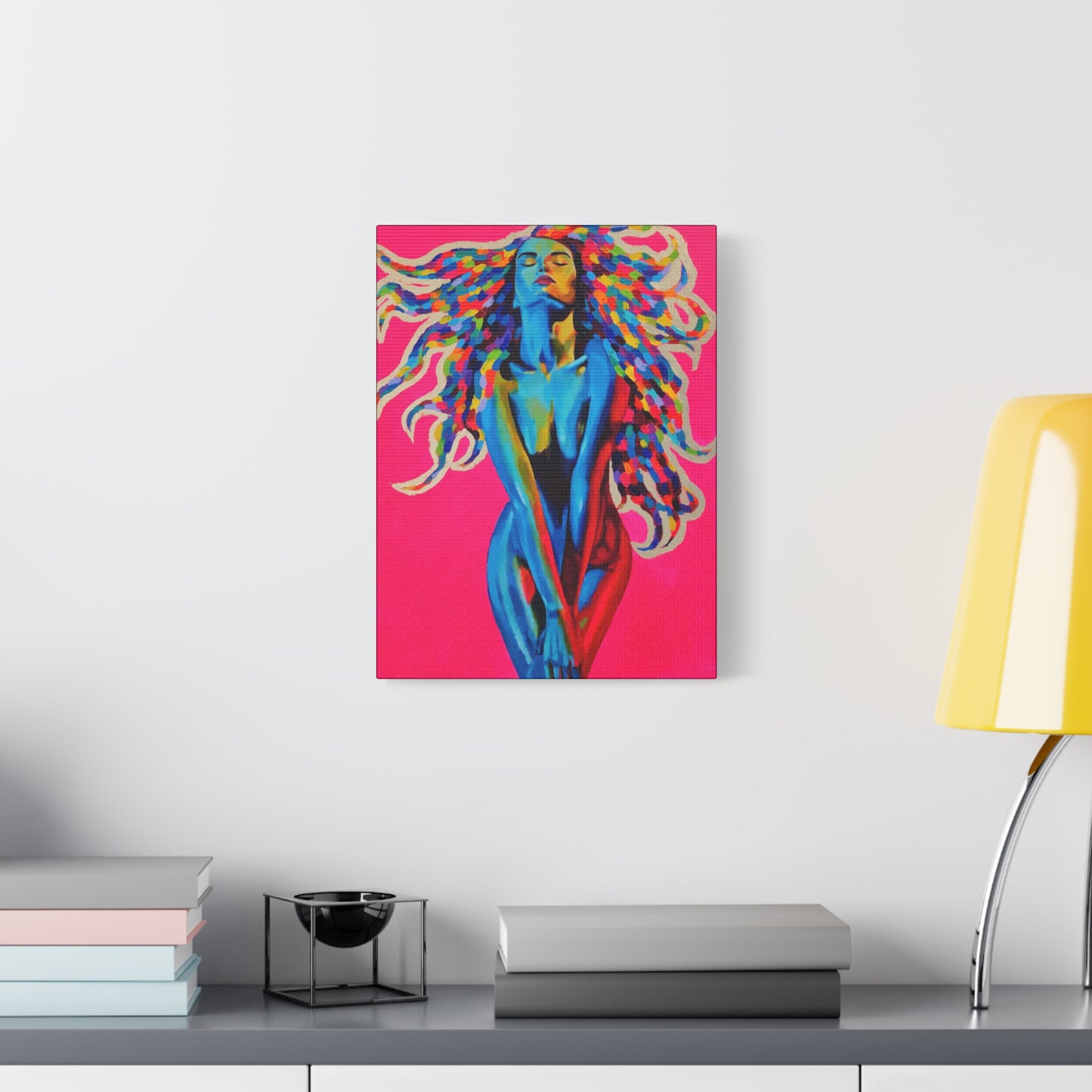 "Medusa" - Stretched Canvas Print Wall Art