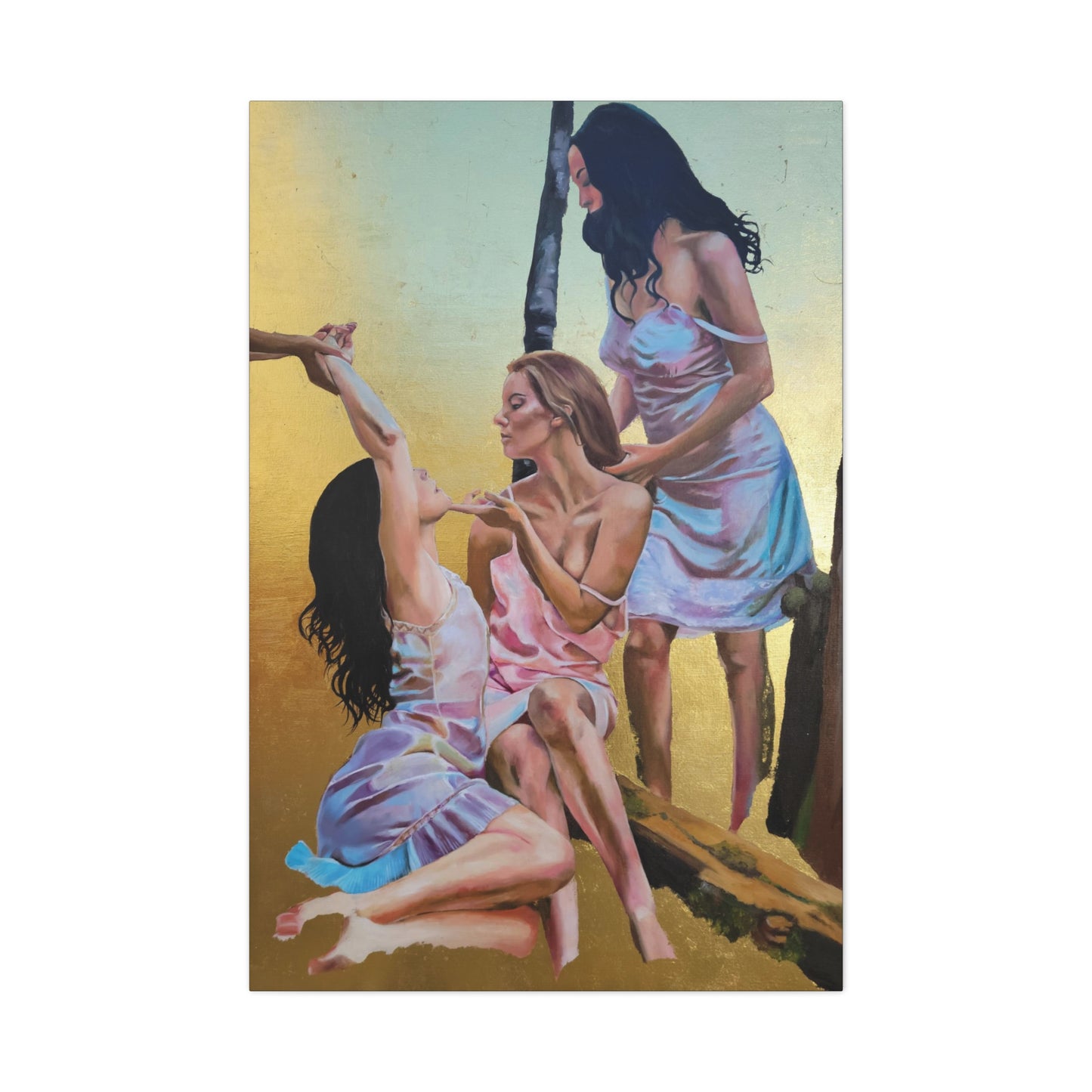 "The Three Graces" Canvas Print