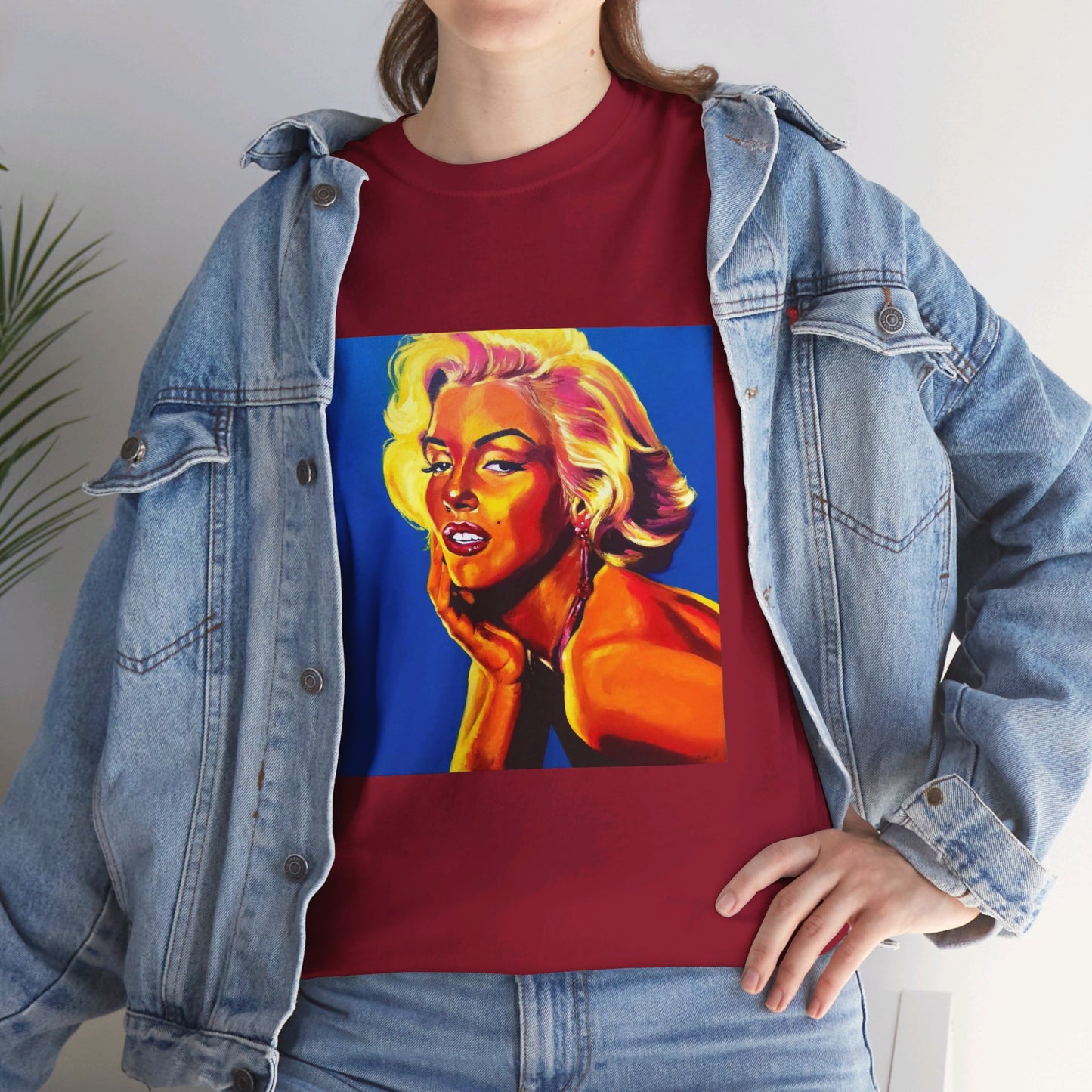 "Marylin Monroe" Unisex Heavy Cotton Tee