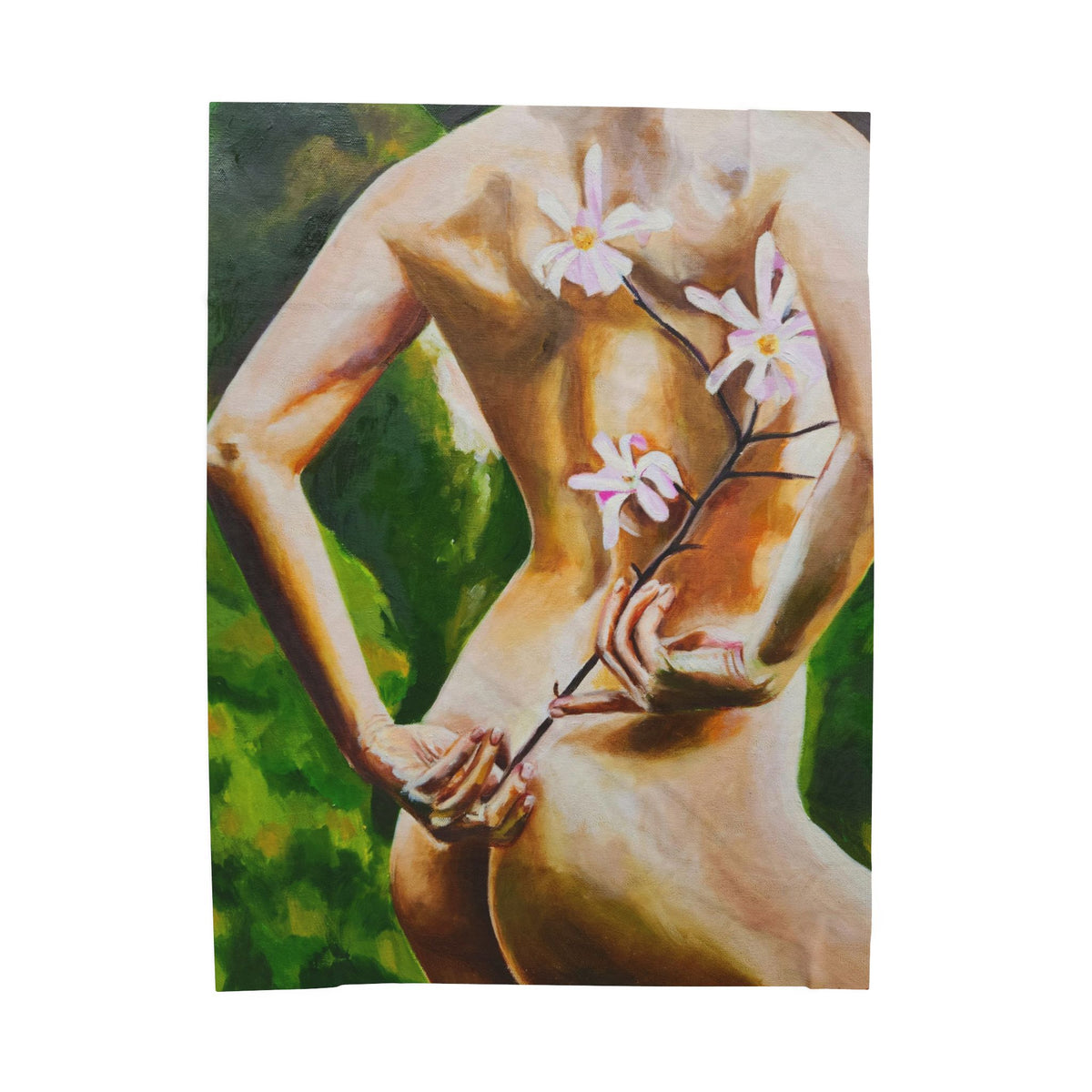 "Shooting Star Magnolia" Throw Blanket