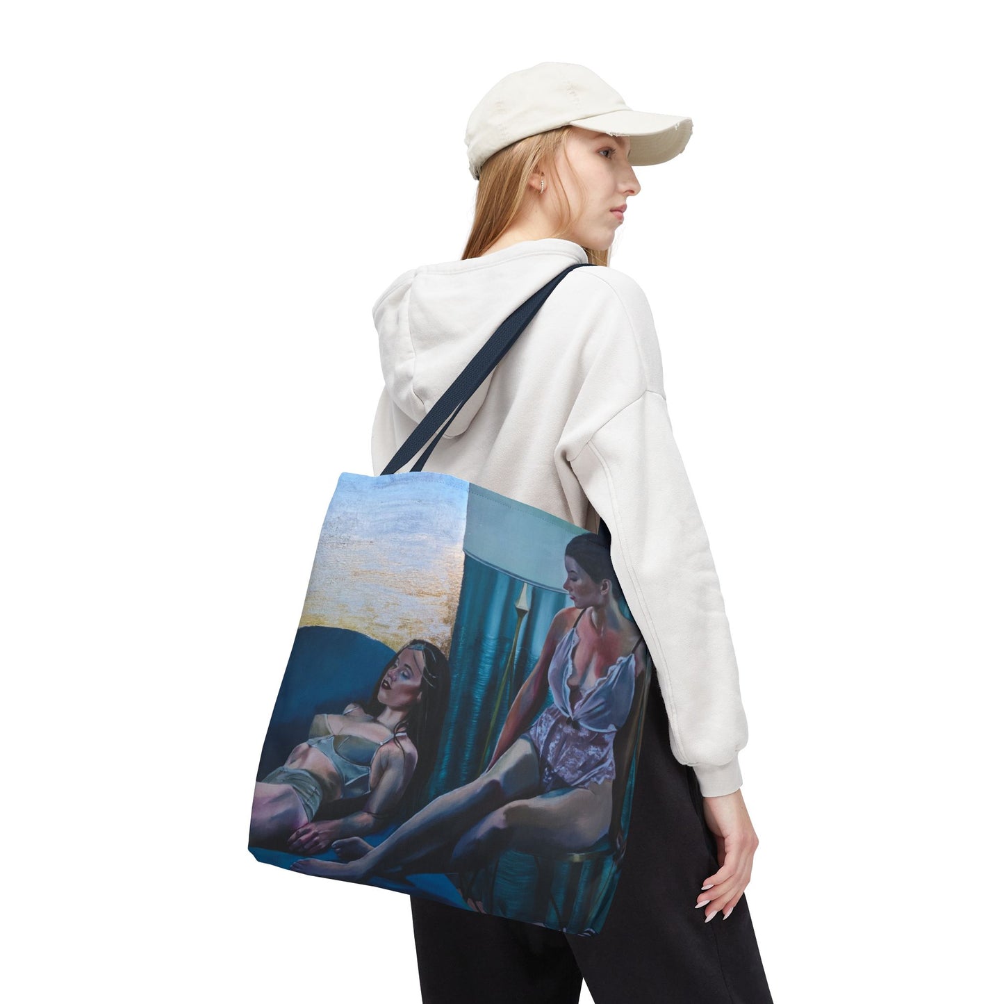 Vibrant "Siesta" Art Tote Bag - Colorful Design for Everyday Use
