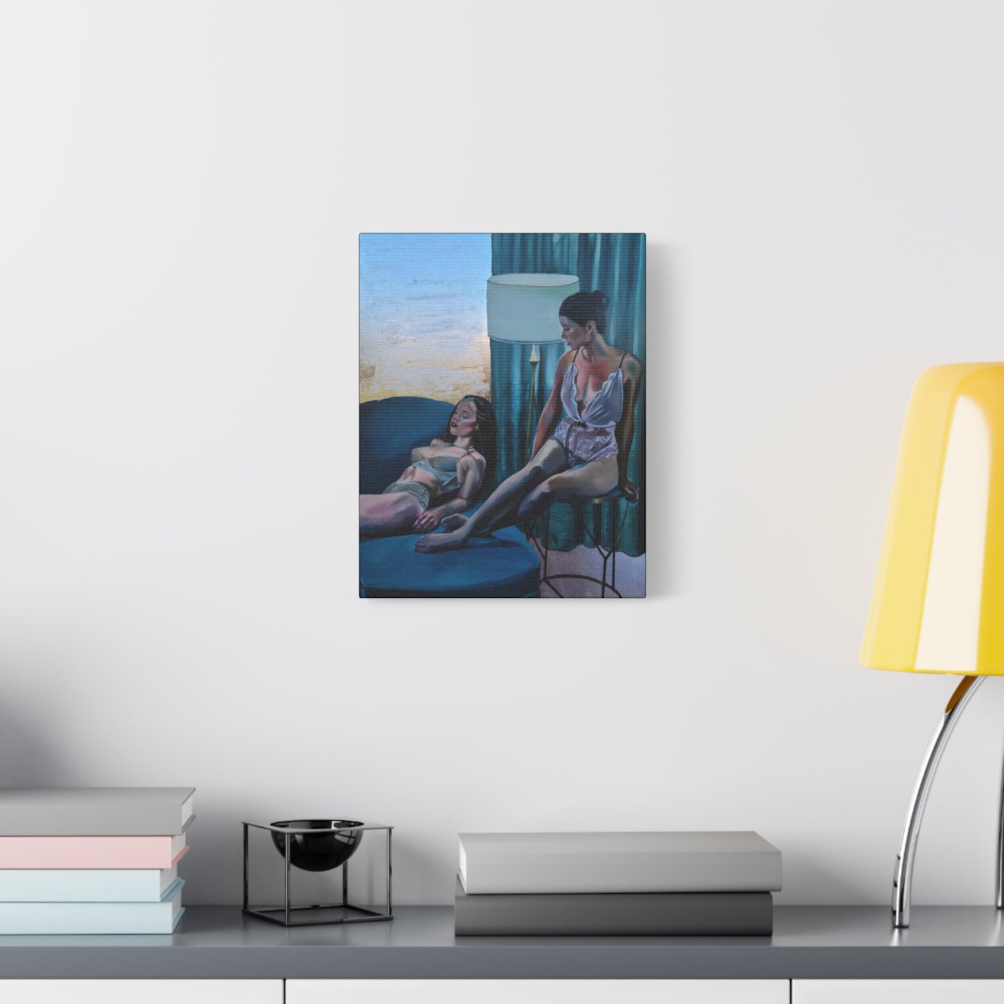 "Siesta" - Stretched Canvas Print Wall Art