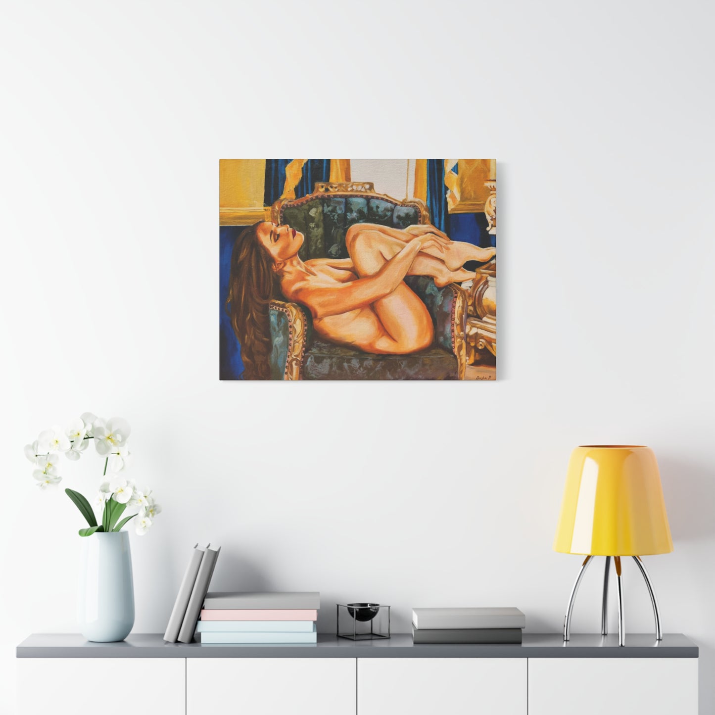 "Red Bomb" Canvas Print