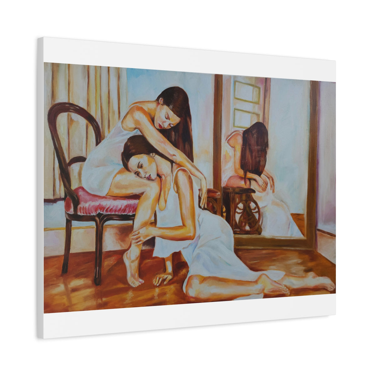 Divulgence" - Stretched Canvas Print Wall Art canvas art print mockup view 24