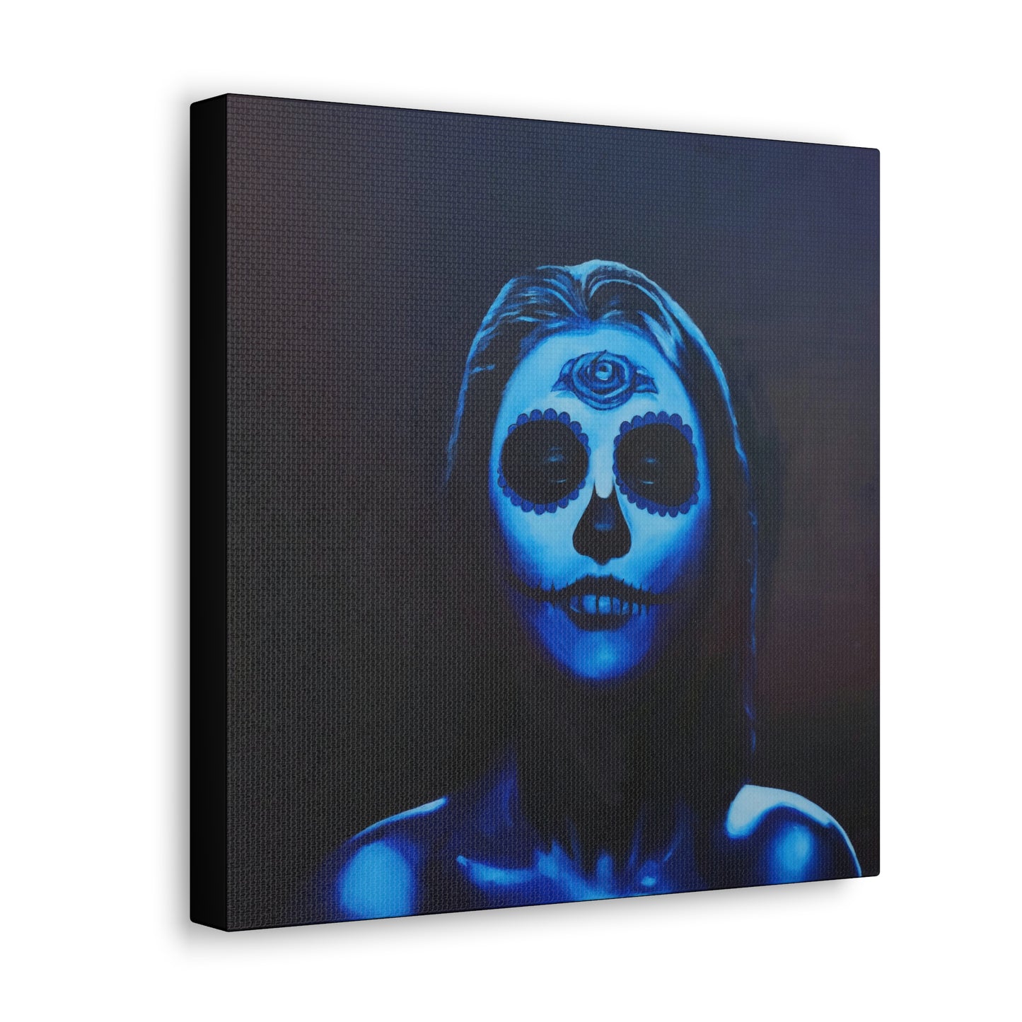 "Blue Catrina" Canvas Print