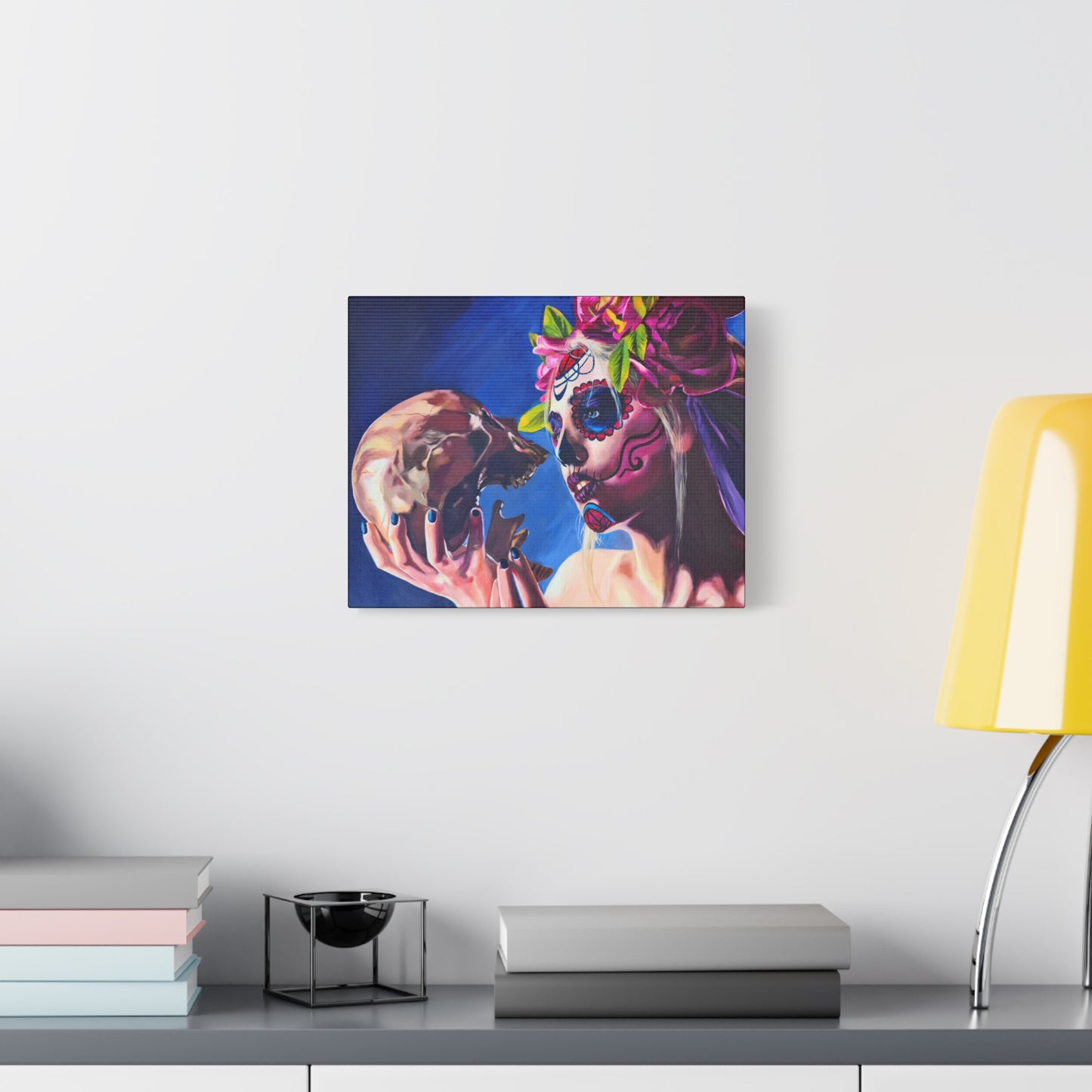 "Kiss of Death" Canvas Print Stretched Wall Art