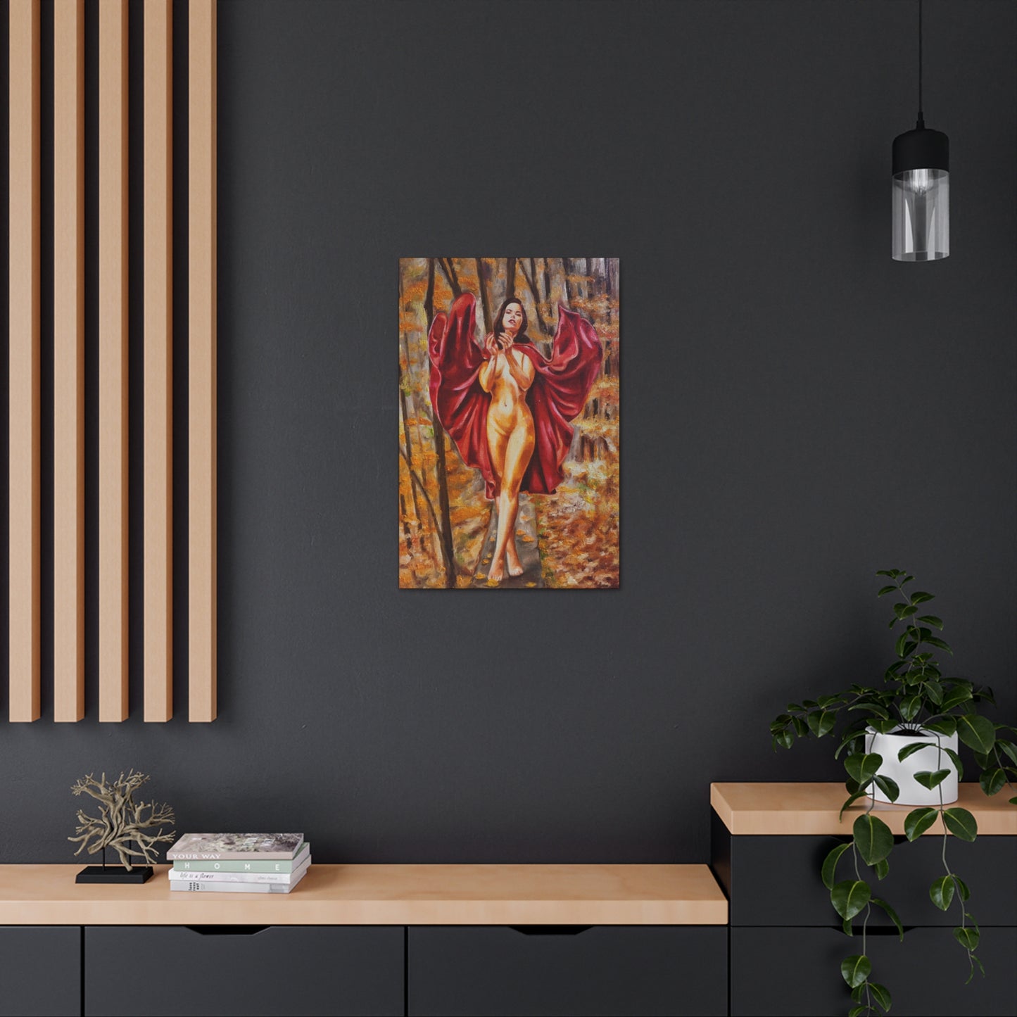 "Red Riding Hood" Canvas Print