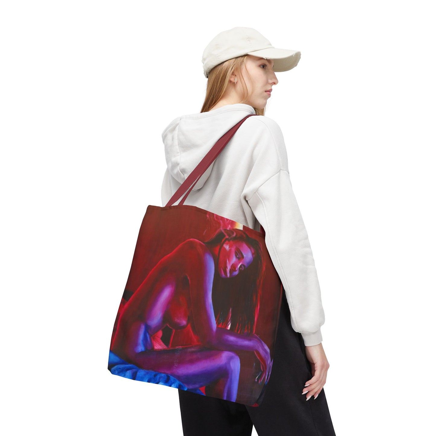 Vibrant "Fuego" Art Tote Bag - Colorful Design for Everyday Use