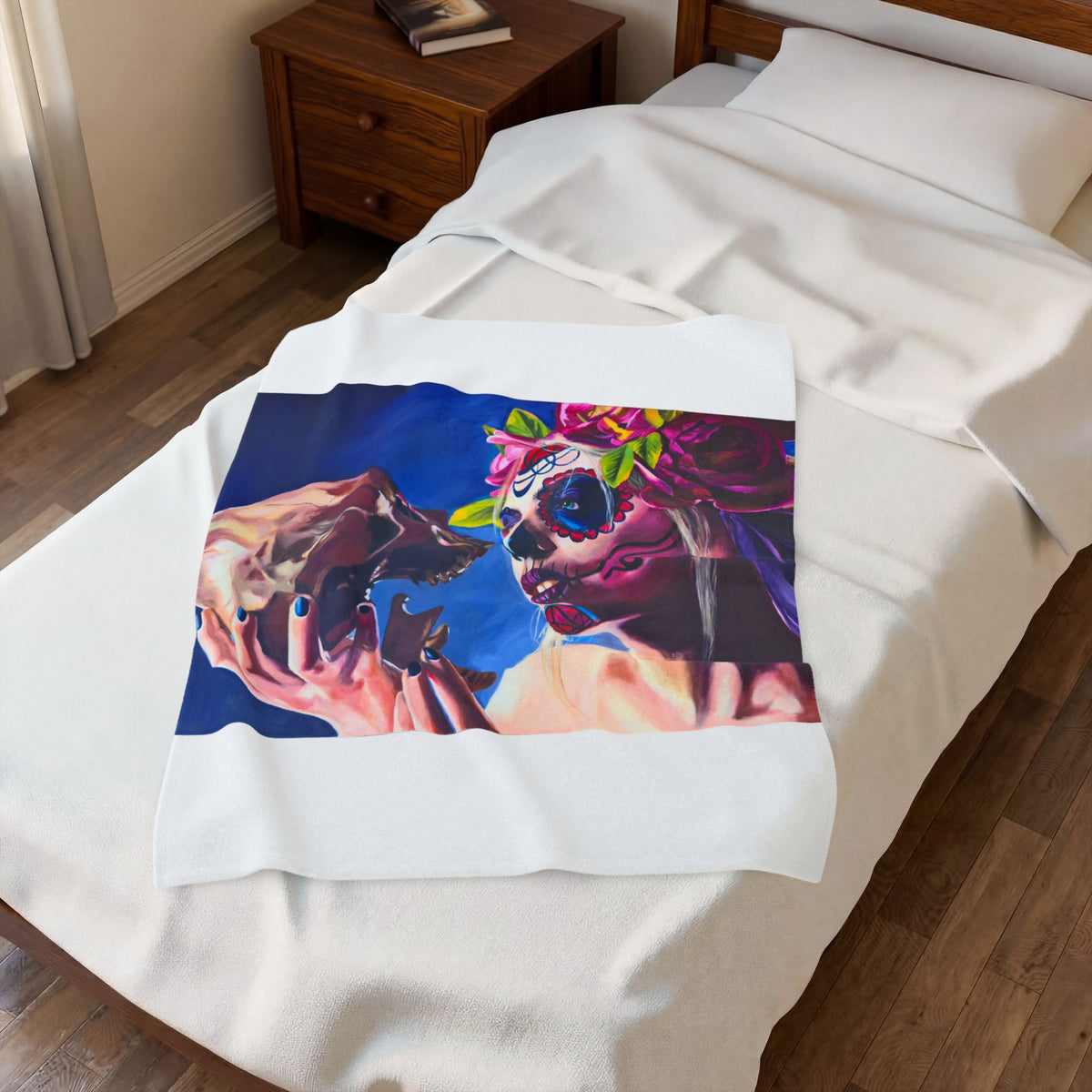 "Kiss of Death" Throw Blanket