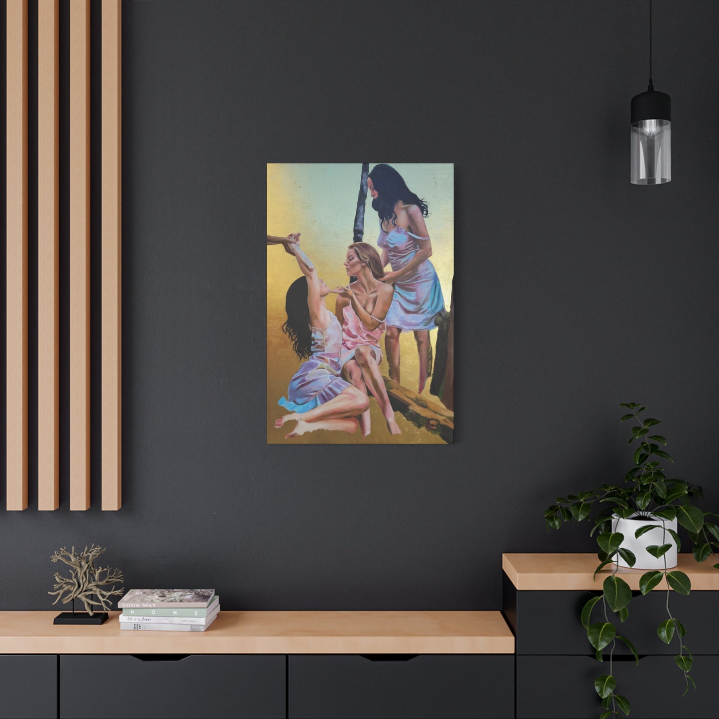 "The Three Graces" Canvas Print