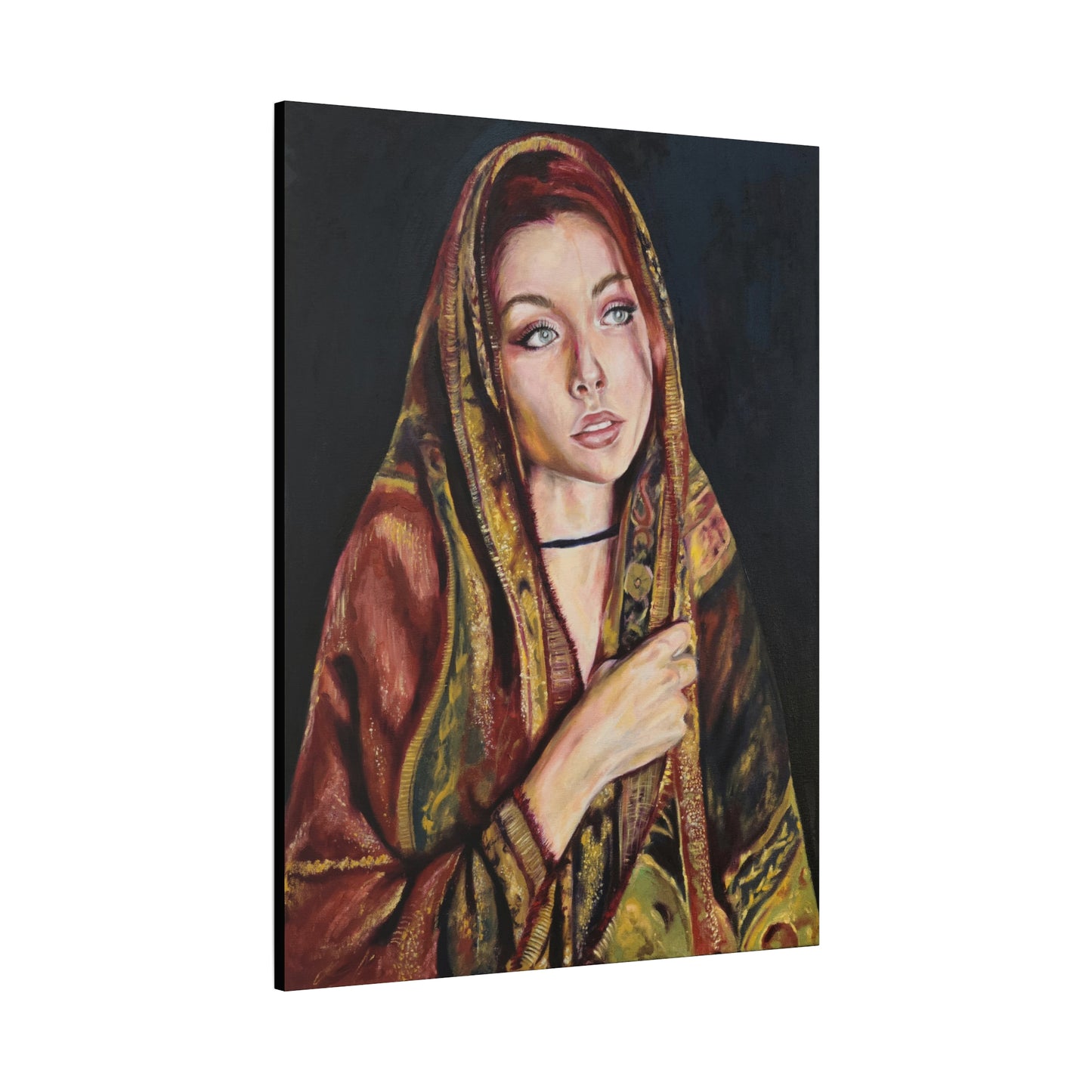 "Black Rose" Canvas Print