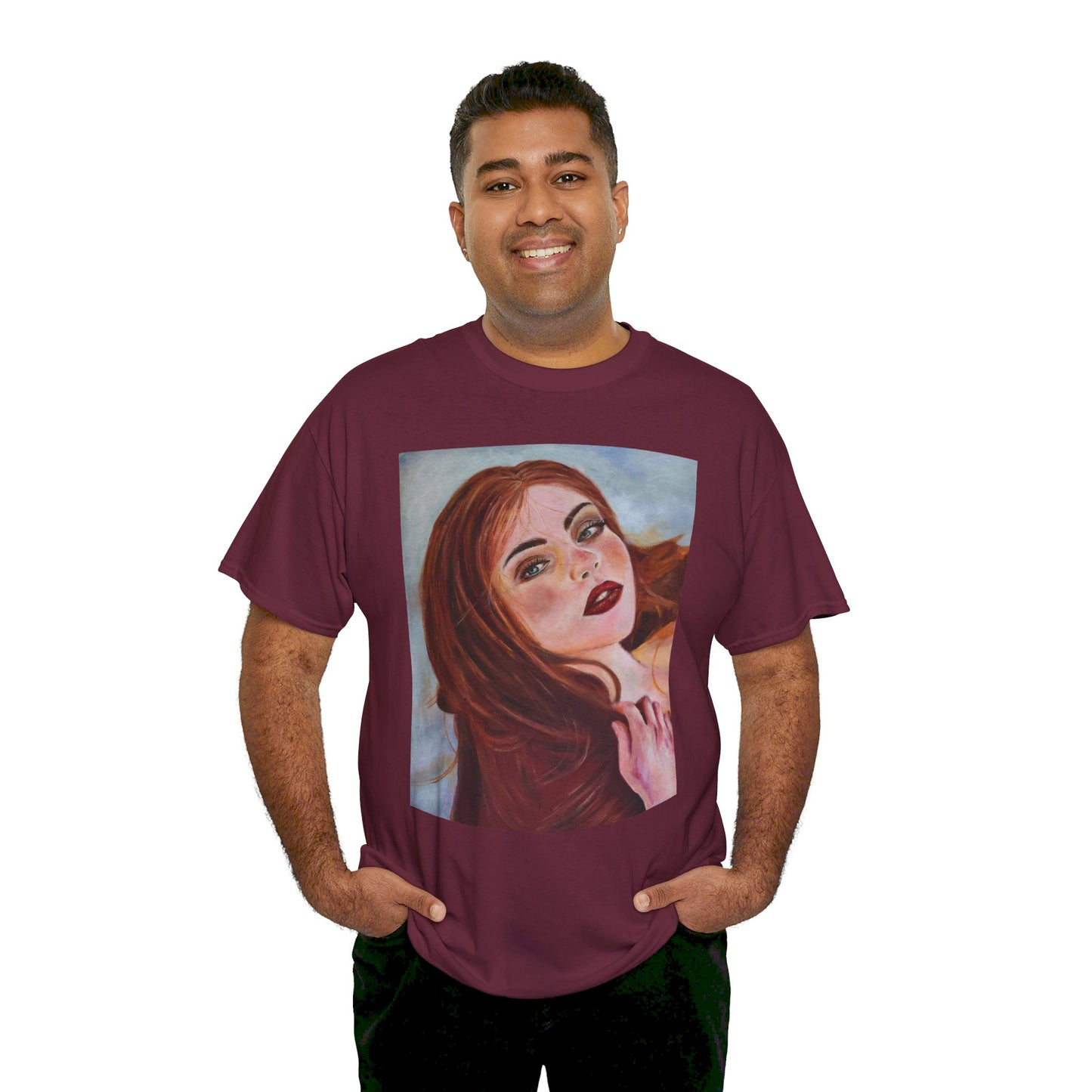 "Rosy Cheeks" Unisex Heavy Cotton Tee