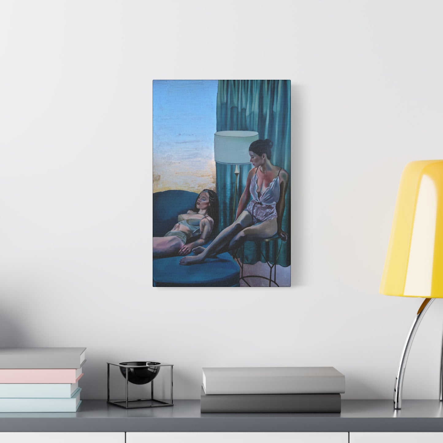 "Siesta" - Stretched Canvas Print Wall Art