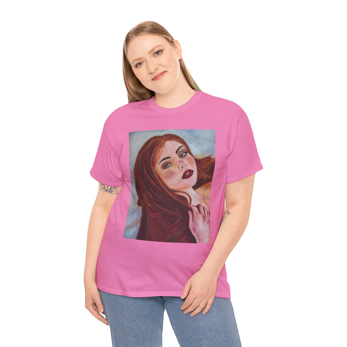 "Rosy Cheeks" Unisex Heavy Cotton Tee