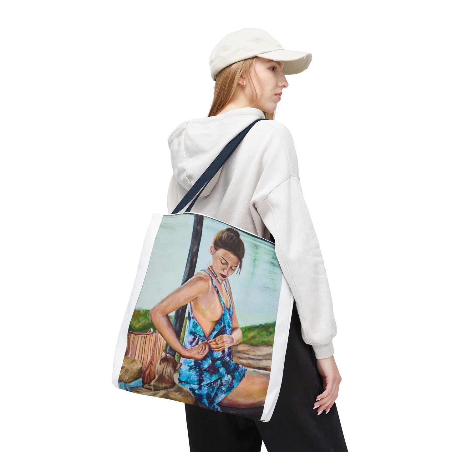 Vibrant "Summer Day" Art Tote Bag - Colorful Design for Everyday Use