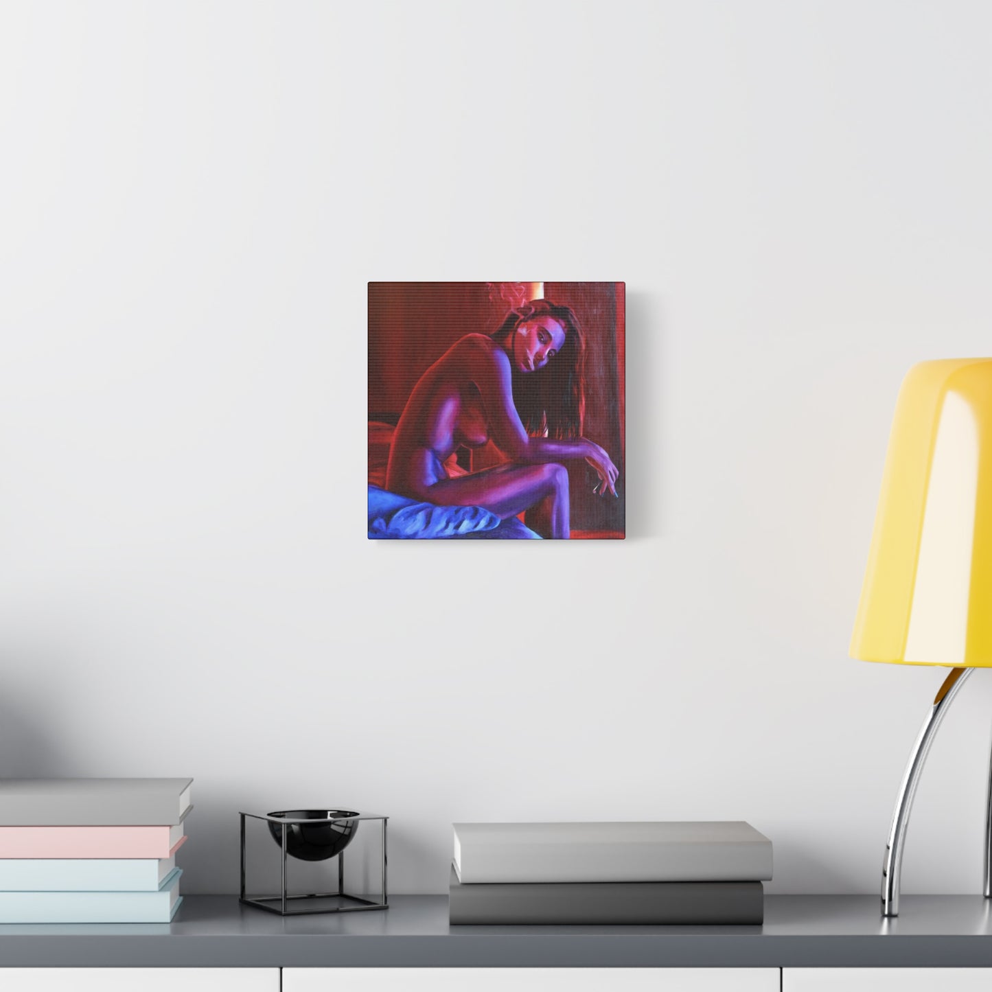 "Fuego" - Stretched Canvas Print Wall Art