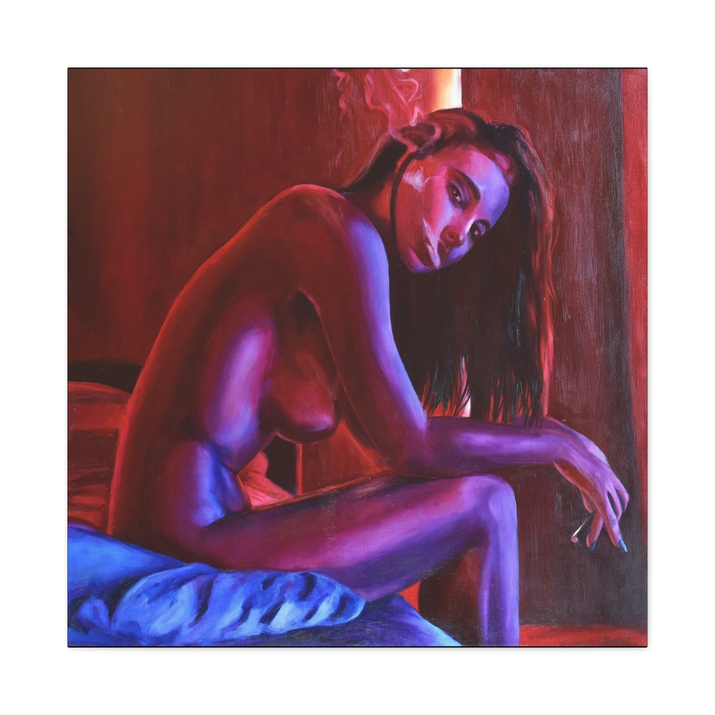 "Fuego" - Stretched Canvas Print Wall Art