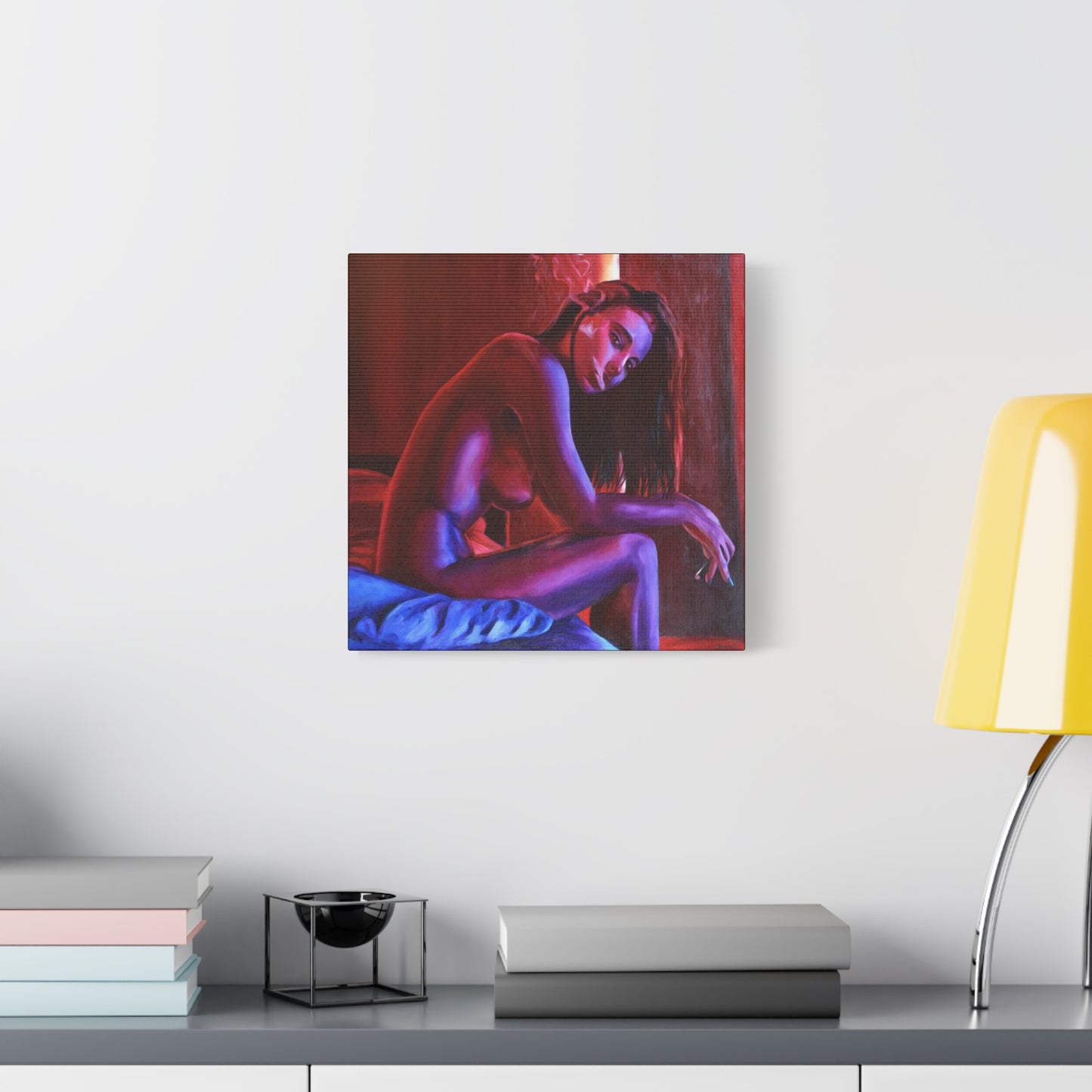 "Fuego" - Stretched Canvas Print Wall Art
