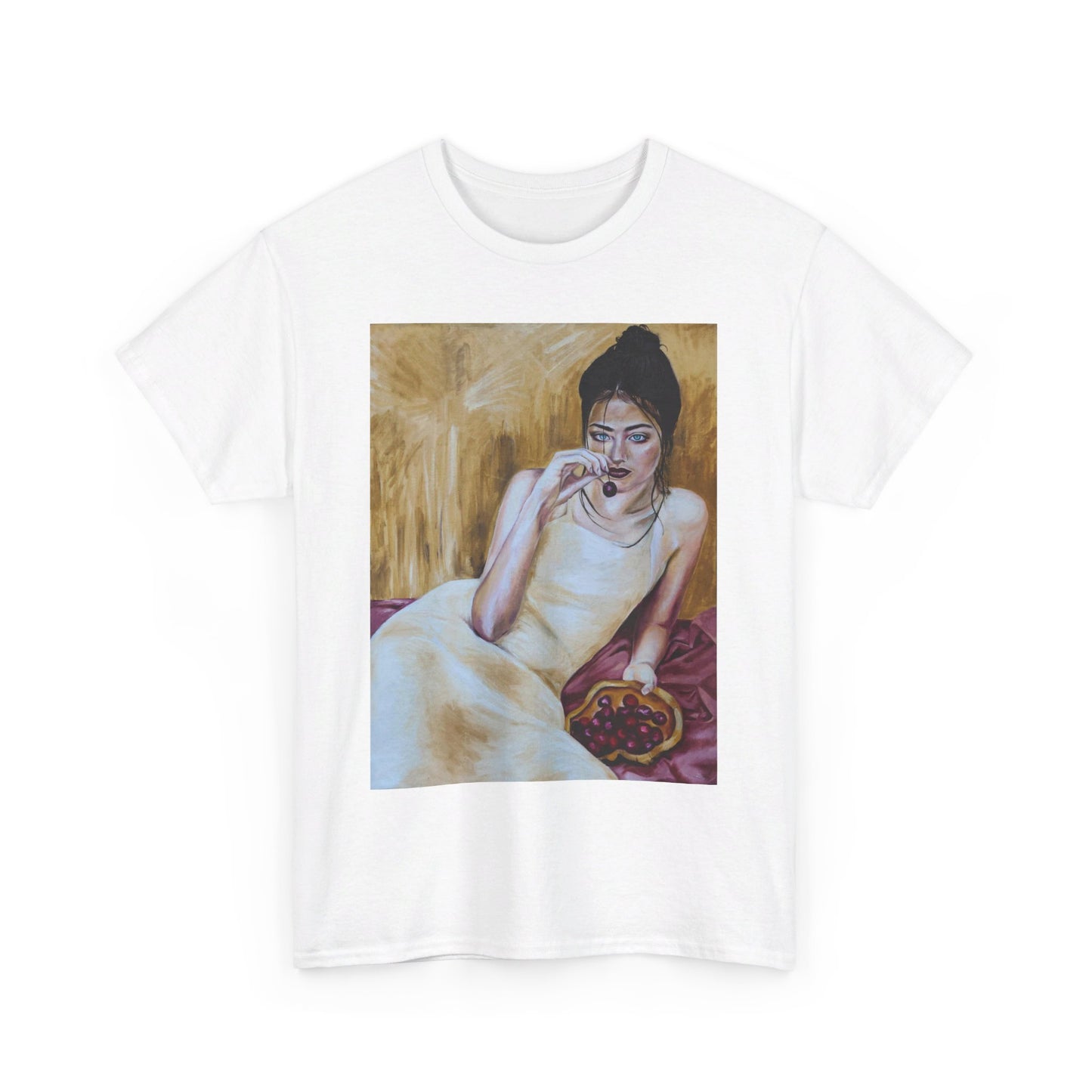 "Basket of Cherries" Unisex Heavy Cotton Tee