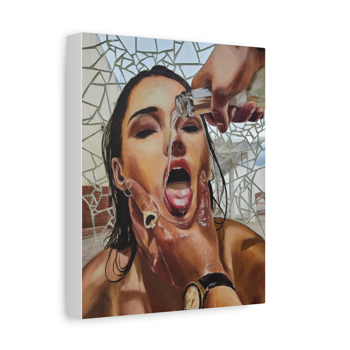 Your POV" - Stretched Canvas Print Wall Art canvas art print mockup view 9