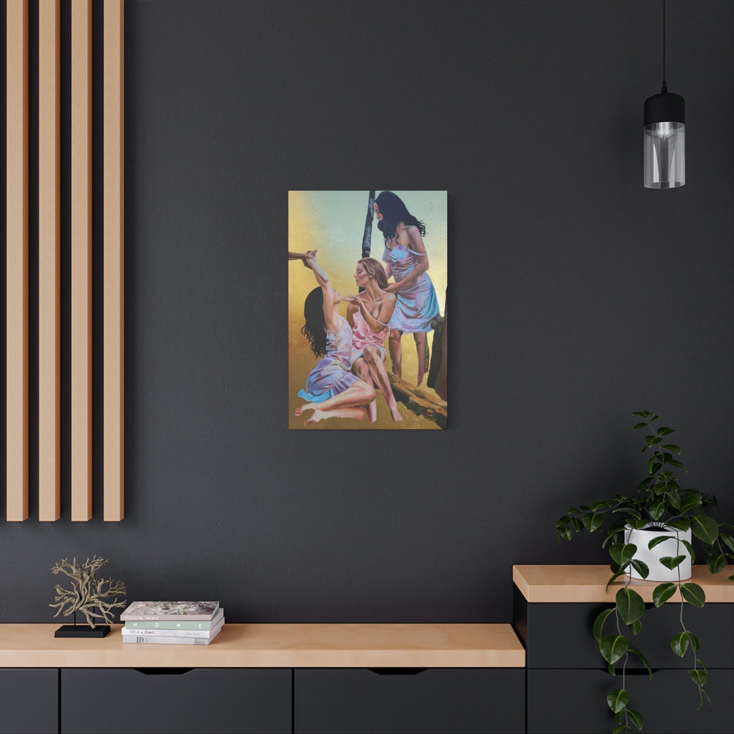 "The Three Graces" Canvas Print
