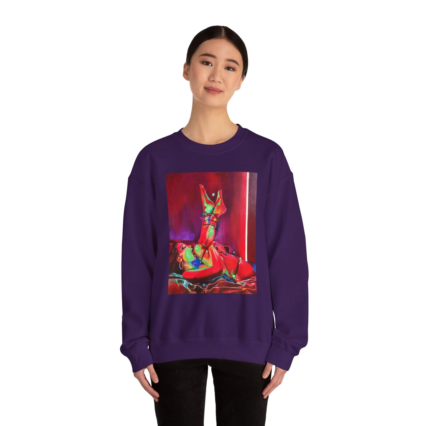 "XXXmas Lights" Unisex Heavy Blend™ Crewneck Sweatshirt