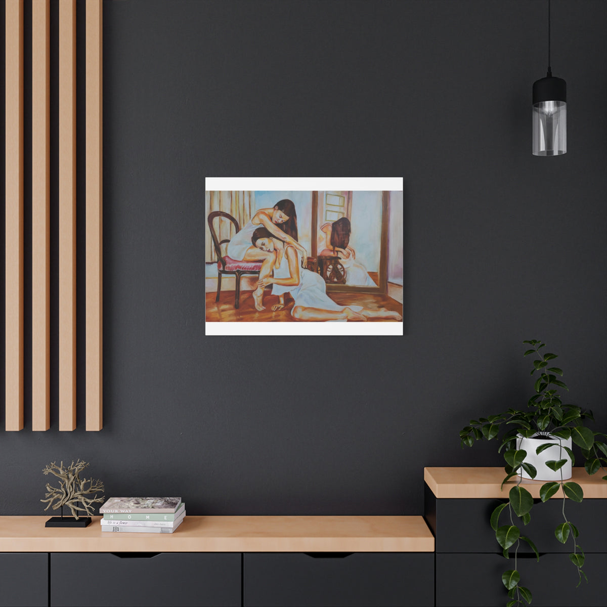 Divulgence" - Stretched Canvas Print Wall Art canvas art print mockup view 26