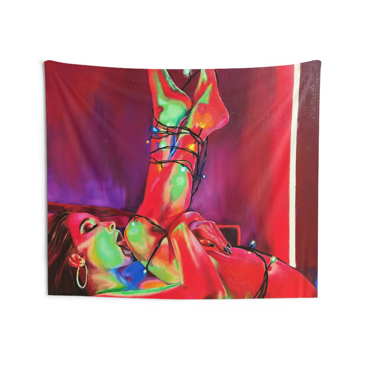 "Xxxmas lights" Tapestry