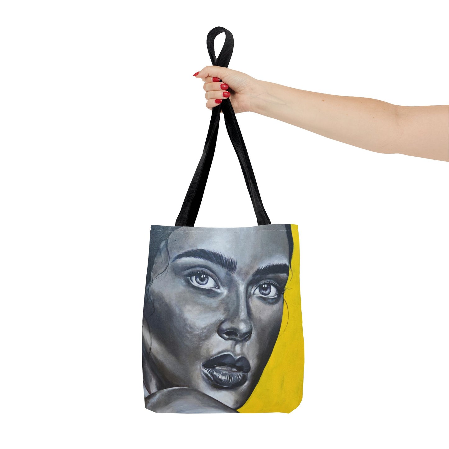 Vibrant "Allure" Art Tote Bag - Colorful Design for Everyday Use