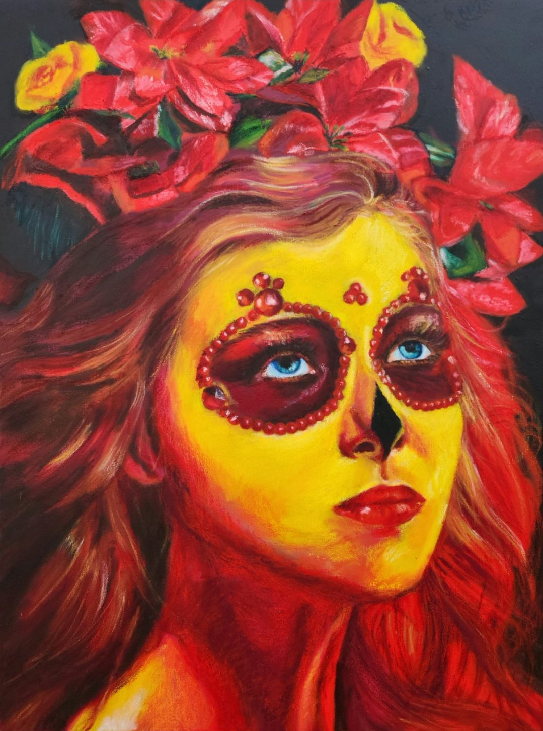 "Muertos Bloom" Original Painting