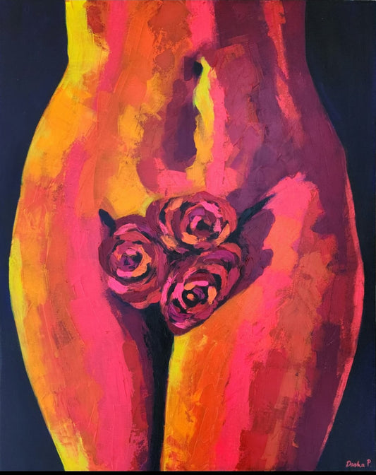 "Sensual Roses" Original Painting