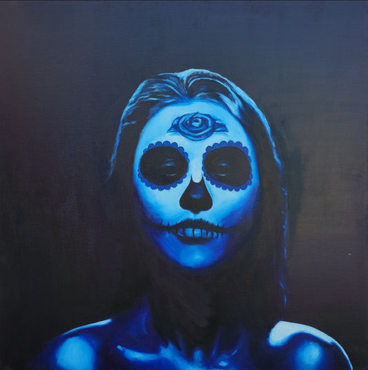 "Catrina Azul" Original Painting