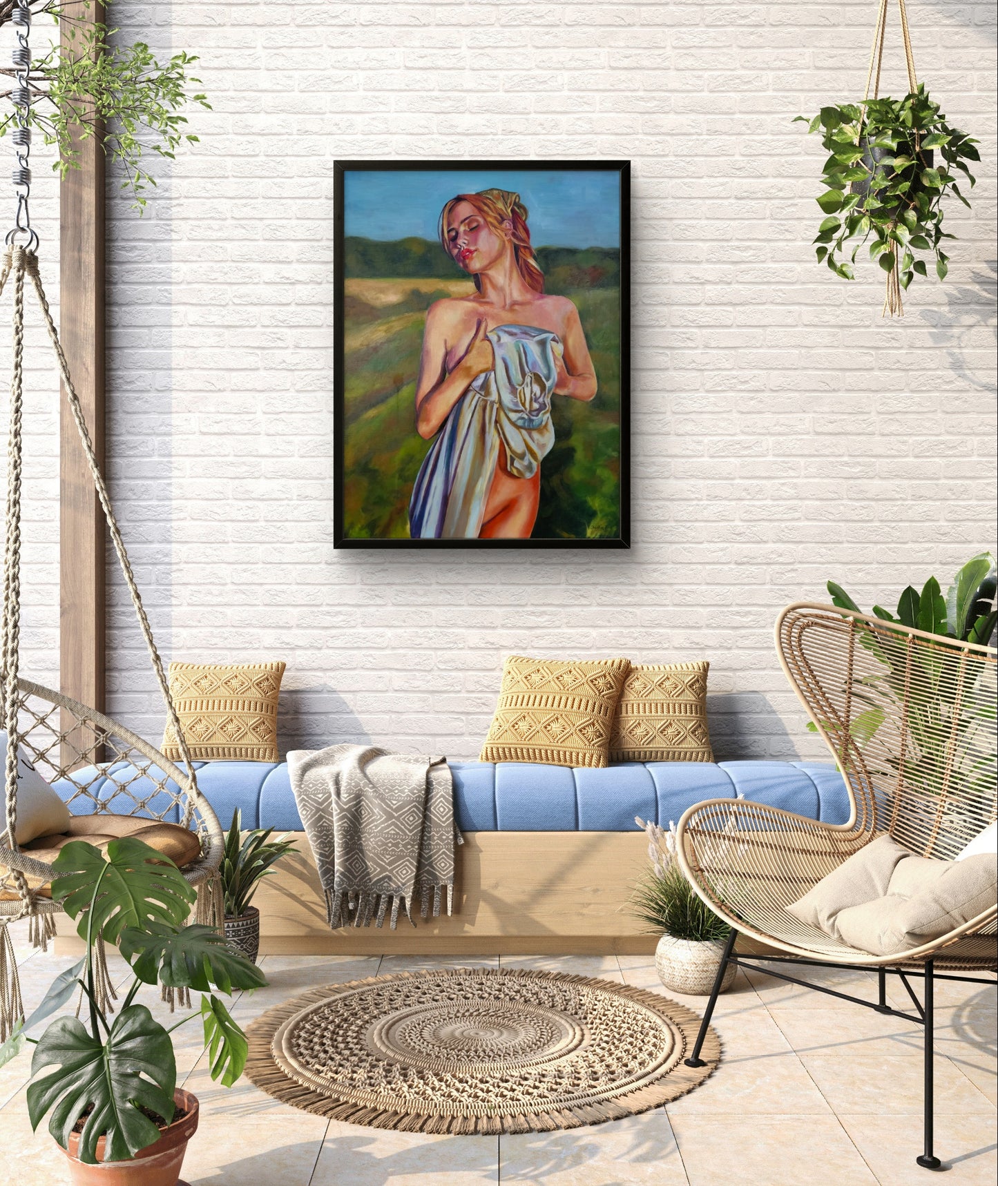 "Nude in Nature" Original Painting