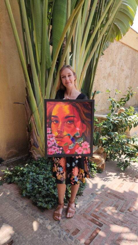 "Humming Bird" Original Painting