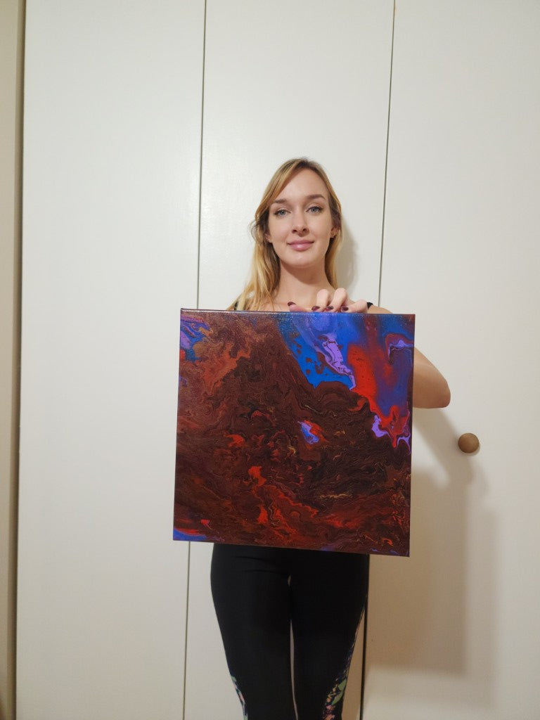 "Lava Flow #2" Original Painting
