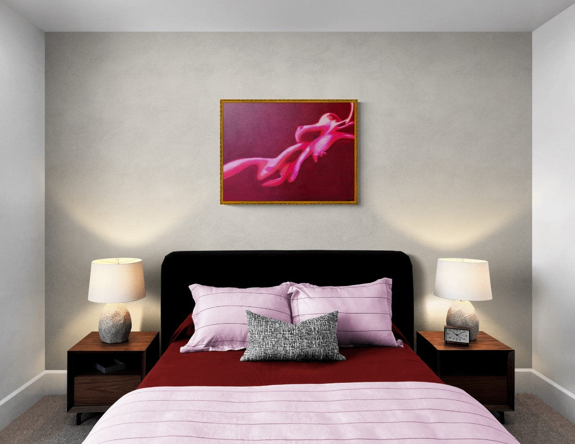 "Pink Bodyscape" Original Painting