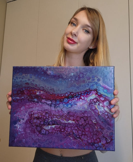 Purple Liquid Cells